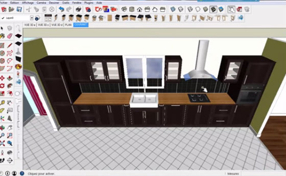 EASYSKETCH Kitchen Design Plugin for SketchUp