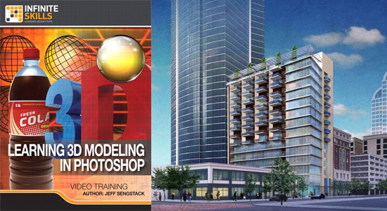 3D Modeling in Photoshop - An exclusive training video from infinite skills