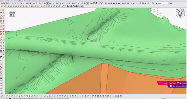 How to create 3D terrain within sketchup
