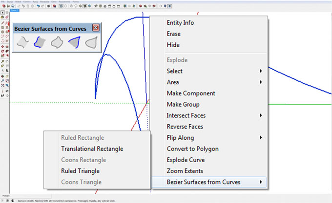 Bezier Surfaces from Curves – The newest sketchup extension