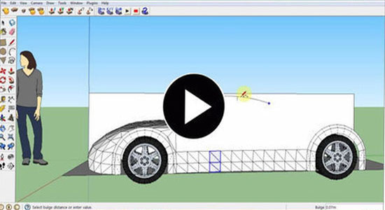 How to make car wheels google sketchup toturial
