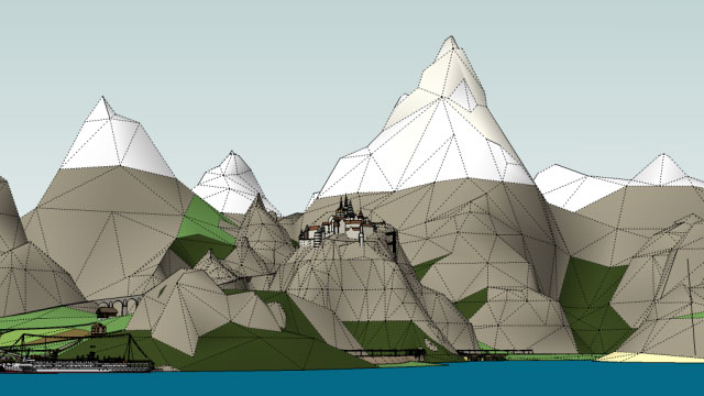 Eneroth Fractal Terrain Eroder for sketchup