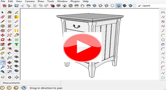 Designing Furniture from Scratch in SketchUp