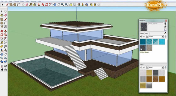 modern building with sketchup 8 free