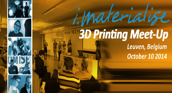 October 2014 3D Printing Meet-up in Belgium