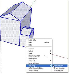 How to flip or mirror geometry with Sketchup