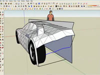 Modeling a supercar in SketchUp part2/6