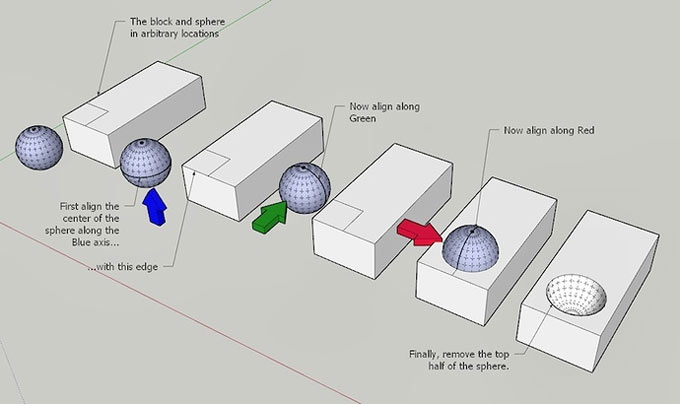 Some useful tips to copy & multiply geometry with the Move tool in sketchup