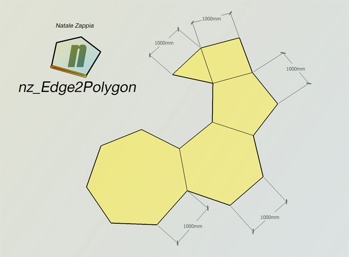 nz_Edge2Polygon – The newest sketchup extension