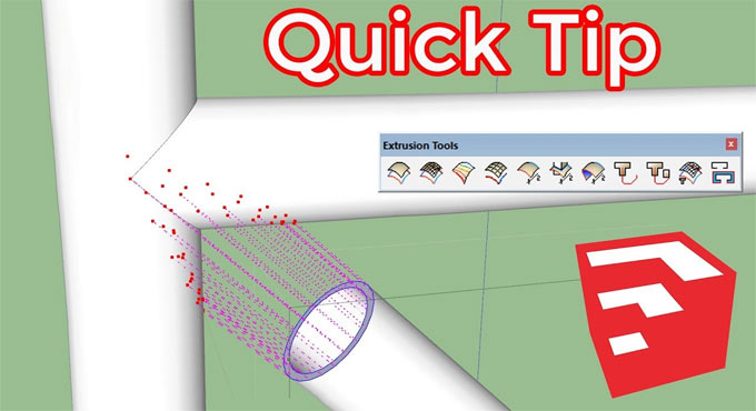 Quick tips to use extrude tools sketchup plugin