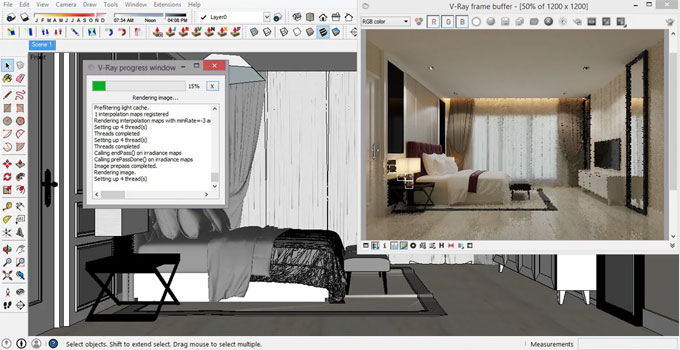 Some useful sketchup tips for improving your model renderings