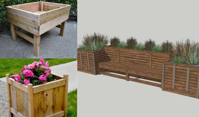 SketchUp: Making a Wooden Planter