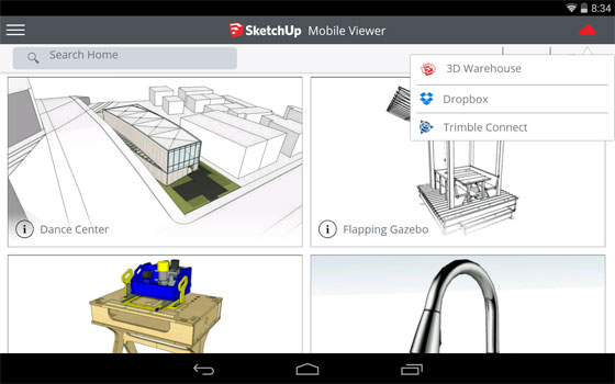 Trimble has introduced SketchUp Mobile Viewer version 2