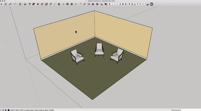 How to perform version control in sketchup with trimble connect