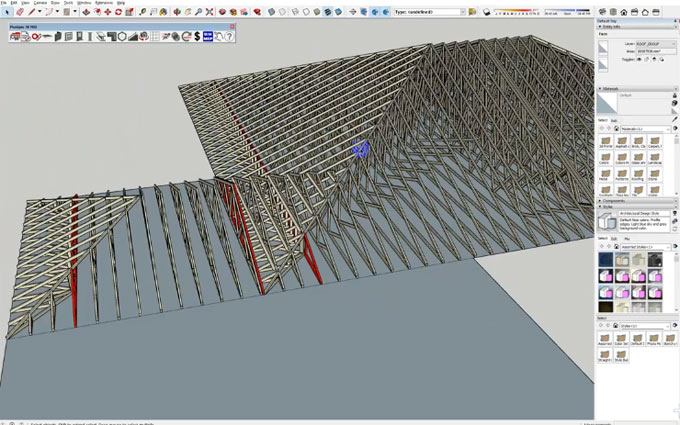 How to generate complicated truss roof with PlusSpec