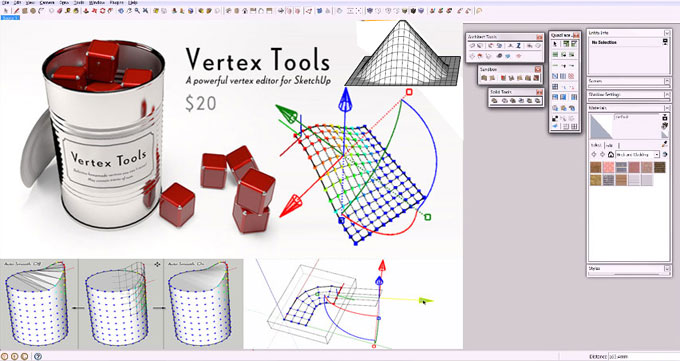 Vertex Tools – The updated version is available in extension warehouse