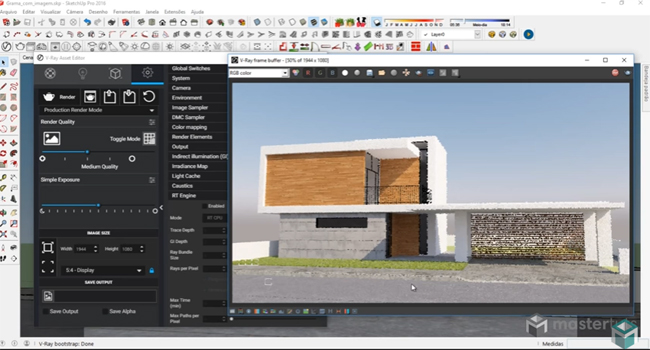 How to Configure Image Sampler in Vray for Sketchup 3.4