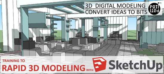 Some exclusive workshops on digital manufacturing with sketchup