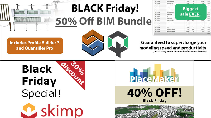Huge Black Friday Discounts on Sketchup Plugins (Upto 50%)!