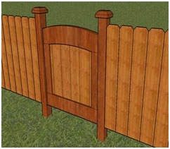 SketchUp-cedar-fencing-renders