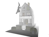 3D Casa tétrica