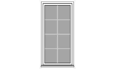 3D Casement Window