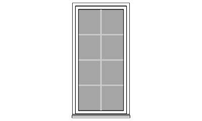 3D Casement Window