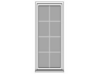 3D Casement Window
