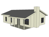 3D Ranch house small 