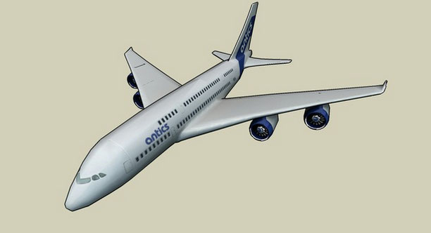 Sketchup model - Airplane