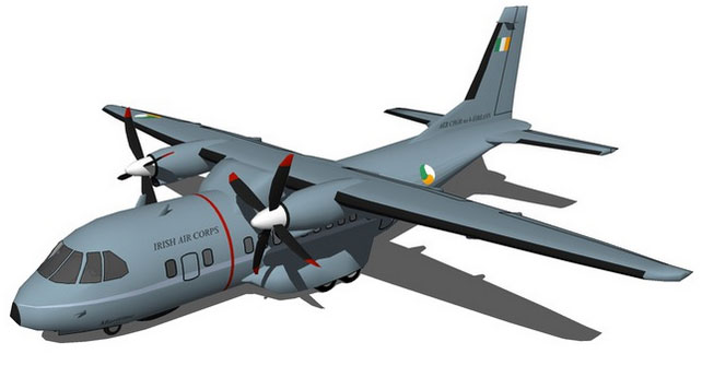 Sketchup model - Persuader Irish Air Corps
