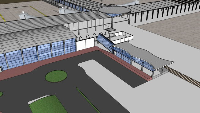 Sketchup model - Detailed Airport v2