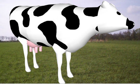 Sketchup model - Cow