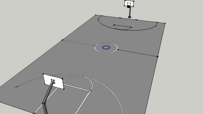 Sketchup model - Basketball