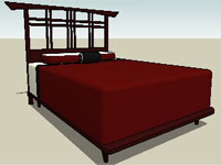 Japanese styling Bed