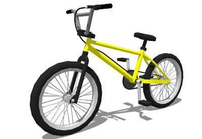 BMX Bicycle in SketchUp