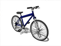 Clasic Bicycle in Sketchup