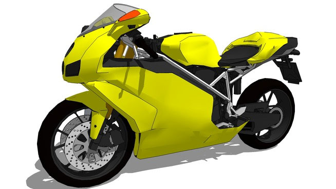 Sketchup model - Bikes Ducati