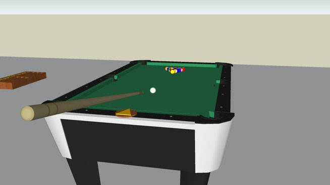 Sketchup model - Billiards for Sketchyphysics