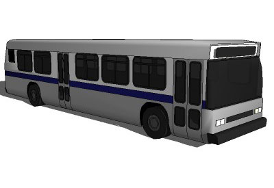 City Bus in SketchUp