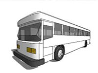 Georgeous Bus in SketchUp
