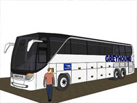 Greyhound Bus in SketchUp