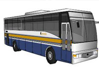 Provincial Bus in SketchUp
