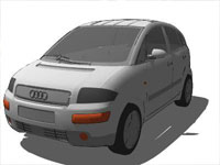 Audi Car Auto in Sketchup