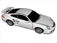 2008 Porsche 911 GT2 Car