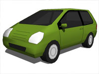 Super Compact Automobile, Olive