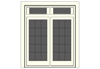 Glass Door with Glass Lintels