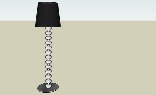 Sketchup model - Kare 66138 Floor Lamp
