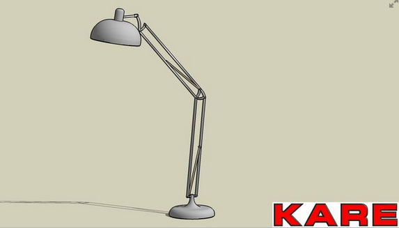 Sketchup model - Kare 30263 Floor Lamp