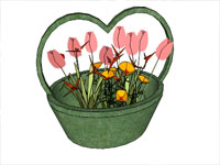 Basket of Flowersin SketchUp